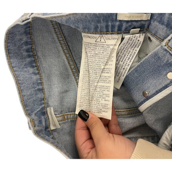 Massimo Dutti Womens Jeans EU 40 US 8 Straight Leg Blue Rigid Denim 5051/852 NWT - Picture 8 of 15